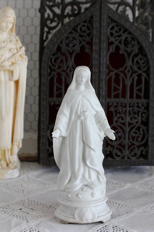 聖母 マリア像  キリスト教美術彫刻像  高さ約29cm 雑貨おまとめ