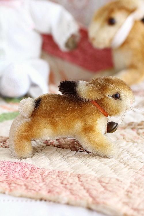 最小　アンティーク　シュタイフ　うさぎ　ホッピー ヴィンテージ シュタイフ うさぎのホッピー（Hoppy）サイズ14cm