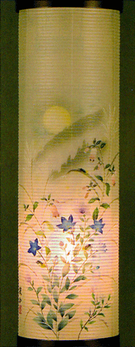 盆提灯-住吉提灯 二重張り 桜 「蛍草」 尺(１０号)の画像２