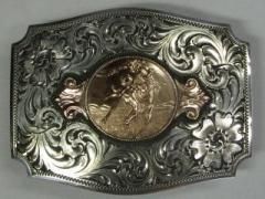 Robert Schaezlein Bronco Trophy Buckle