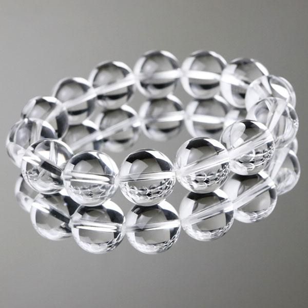 本水晶 ブレスレット 約16mm - 数珠 京念珠 専門店 念珠ドットコム