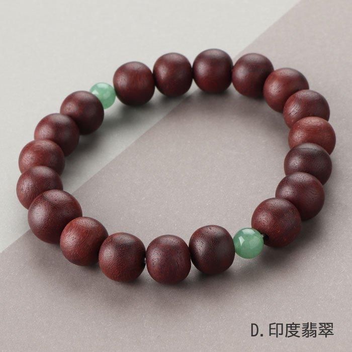 最高品質玉髄天珠　マルチブレスレット　10-147 ≪選べる4種≫数珠ブレスレット 約8ミリ 縞黒檀 （艶有り） 選べる