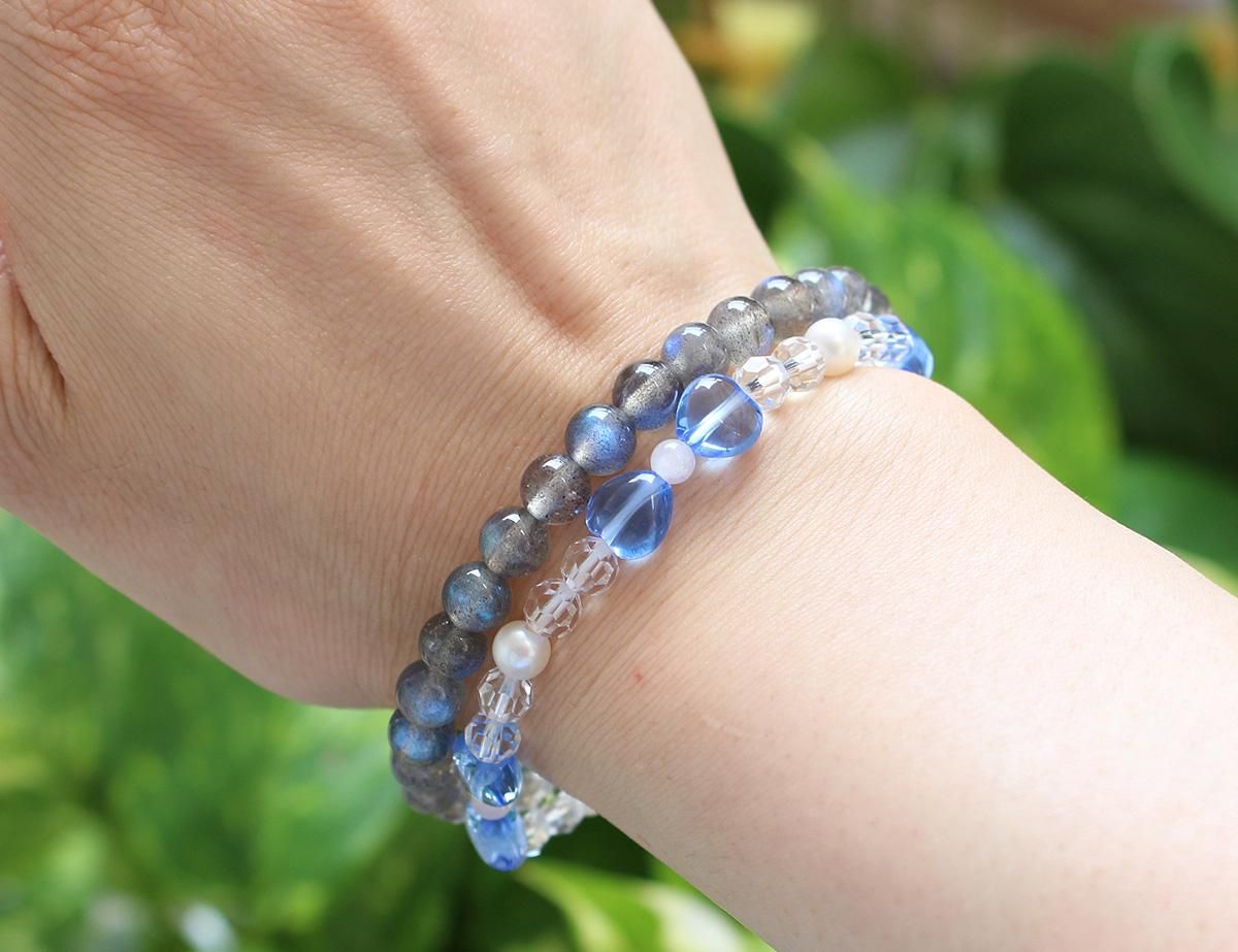 パワーストーン ブレスレット ハート - 念珠ドットコム