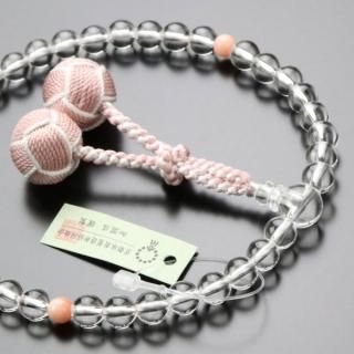 楽天市場】【選べる房色4種】数珠 女性用 約6.5ミリ 貝パール