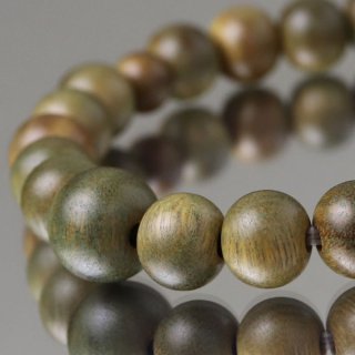 数珠ブレスレット 約8×9ミリ 緑檀（パロサント）2000800103251