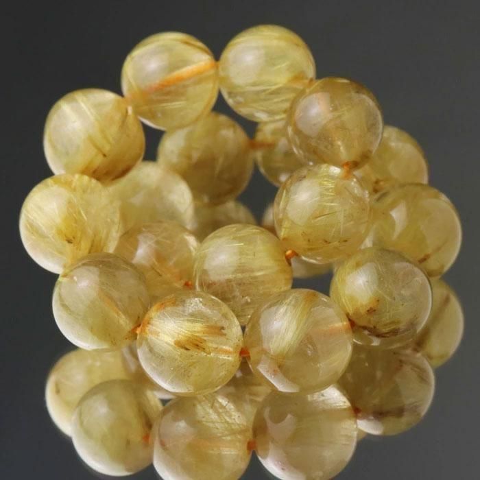 ルチルクォーツ ブレスレット 約12mm 3A ストレート 2000700701229