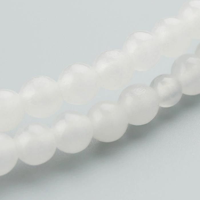 ≪特別価格≫真言宗 数珠 女性用 8寸 108玉 白オニキス 共仕立 正絹製