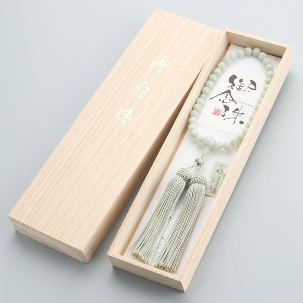 数珠 女性用 ビルマ翡翠 正絹房 - 数珠 京念珠 専門店 念珠ドットコム