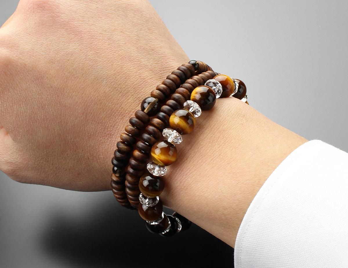 【片手念珠】タイガーアイ10Φ㎜ 片手念珠】タイガーアイ10Φ㎜ 御念珠・数珠 タイガーアイ(虎目石