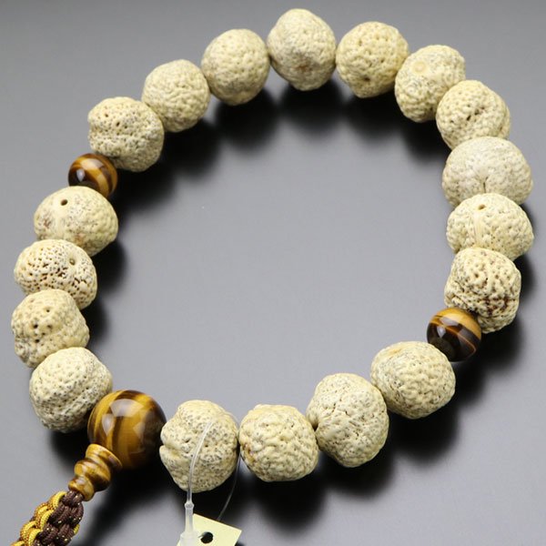 日蓮宗 数珠 男女兼用 尺寸 青苔瑪瑙 梵天房 数珠袋付き - 冠婚葬祭 