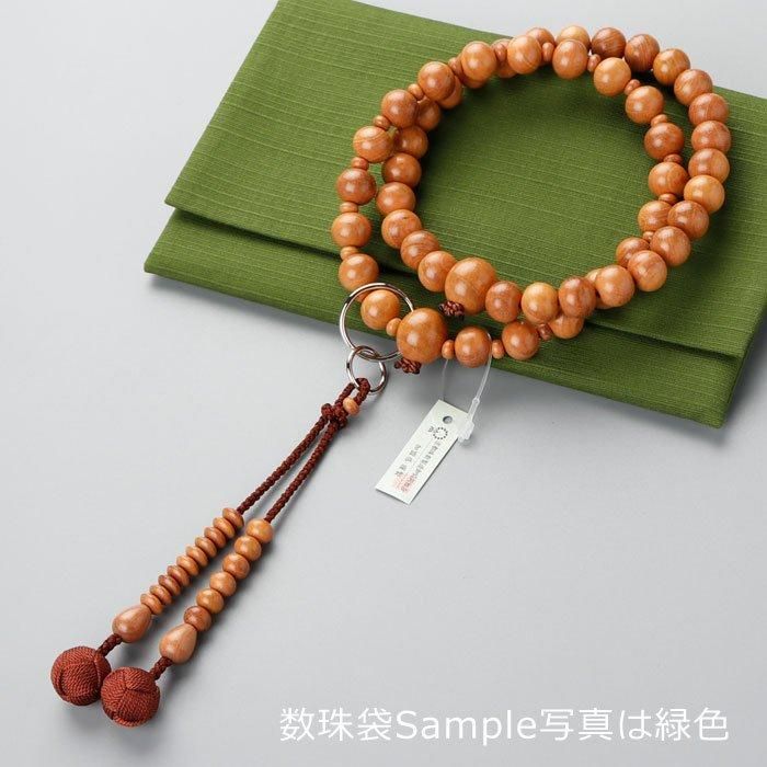 浄土宗 数珠 男性用 正梅 本銀輪 正絹梵天房 - 数珠 京念珠 専門店