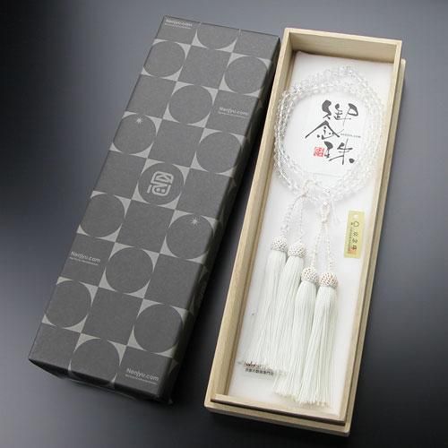 水晶 百八珠 念珠数珠 女性用 全宗派使用可能 念珠袋 保証書付き 楽天市場】数珠 女性用数珠 念珠 女性用 水晶 数珠袋付 本水晶 7