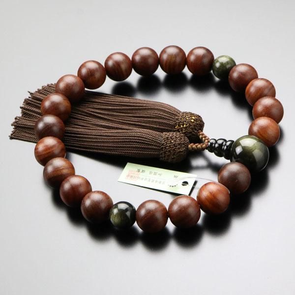 数珠 男性用 紫檀 -念珠ドットコム