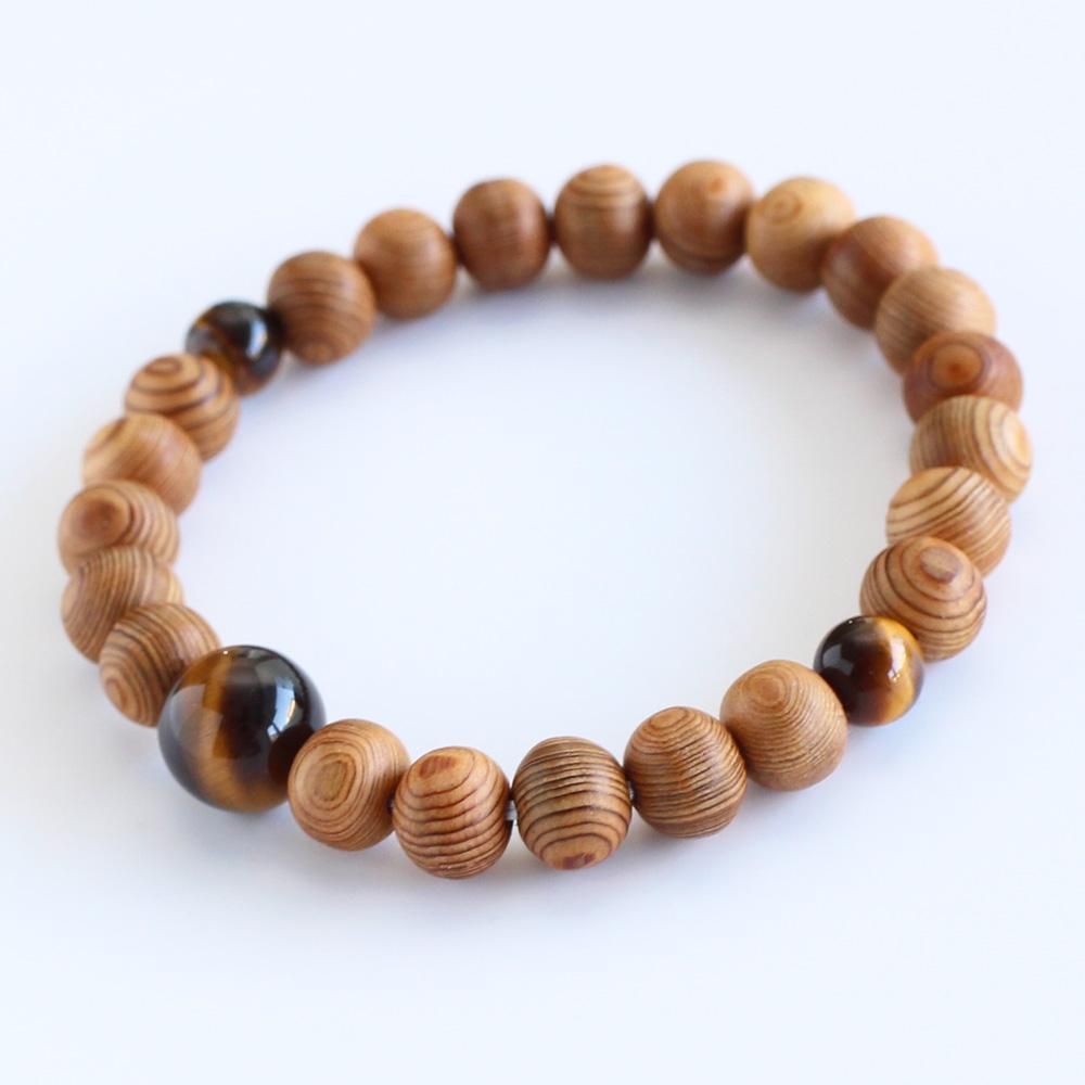 屋久杉超油木　８ミリ25珠ブレスレット 高級屋久杉ブレスレット25mm珠 | 屋久杉小物・文具,ブレスレット