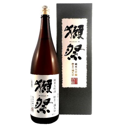 日本酒 獺祭(だっさい) 生暖かい 純米大吟醸 磨き三割九分 1800ml 化粧