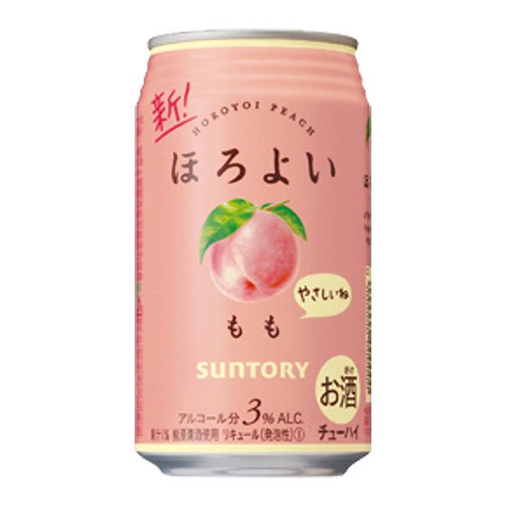 サントリー ほろよい もも 350ml 24本 缶 チューハイ ケース販売 - 酒