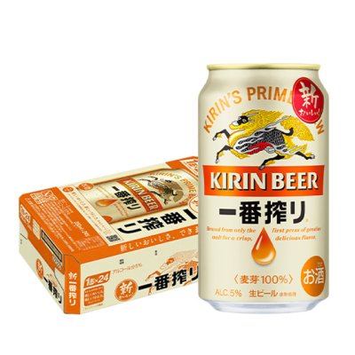 キリン 一番搾り 生ビール 350ml 缶 24本 缶ビール ケース販売