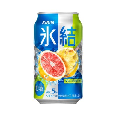 キリン 氷結 グレープフルーツ 350ml 缶 24本 チューハイ ケース販売 - 酒楽ＳＨＯＰ