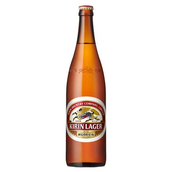 キリン ラガー 633ml 20本 大瓶 ケース販売 P箱 キリン ビール 本州
