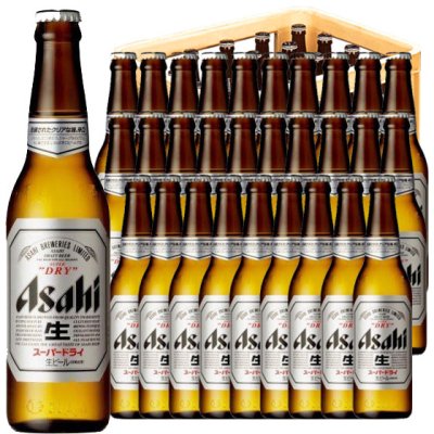 アサヒ スーパードライ 小瓶 334ml 30本 ケース販売 P箱 ビール本州のみ送料無料 - 酒楽ＳＨＯＰ