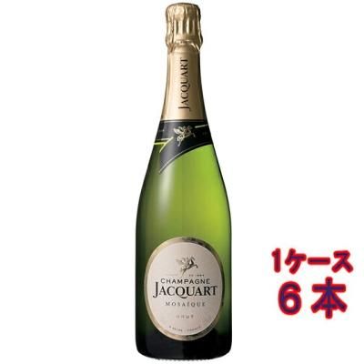 ジャカール モザイク ブリュット 白 発泡 750ml 6本 フランス