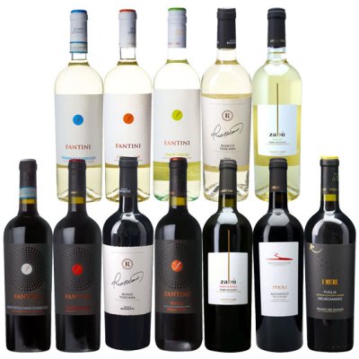 ファンティーニグループ 赤白ワイン 12本セット 稲葉 イタリア ワイン