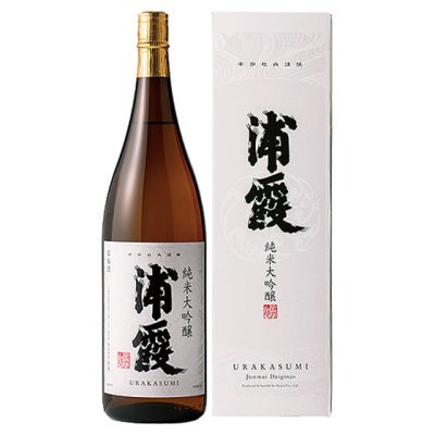 浦霞 うらかすみ 純米大吟醸 1800ml 化粧箱入 宮城県 株式会社佐浦 日本酒 - 酒楽ＳＨＯＰ