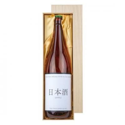 ギフト プレゼント 桐箱風紙箱入り 布貼 一升瓶 1800ml 1本 木箱