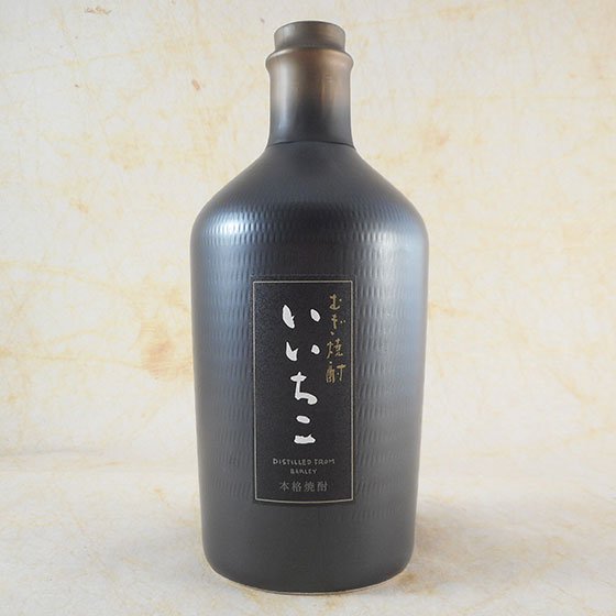 麦 いいちこ 民陶 黒瓶 ２５°720ml 大分県 三和酒類株式会社 焼酎 - 酒