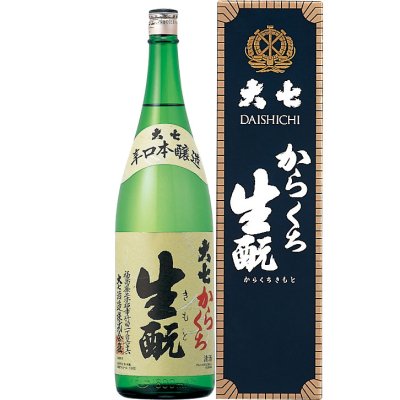 大七 からくち生もと 本醸造 1800ml 福島県 大七酒造 日本酒 - 酒楽ＳＨＯＰ