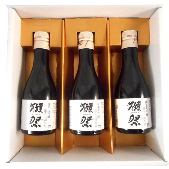 正規販売店】獺祭 純米大吟醸 磨き39 180ml 3本セット ギフト