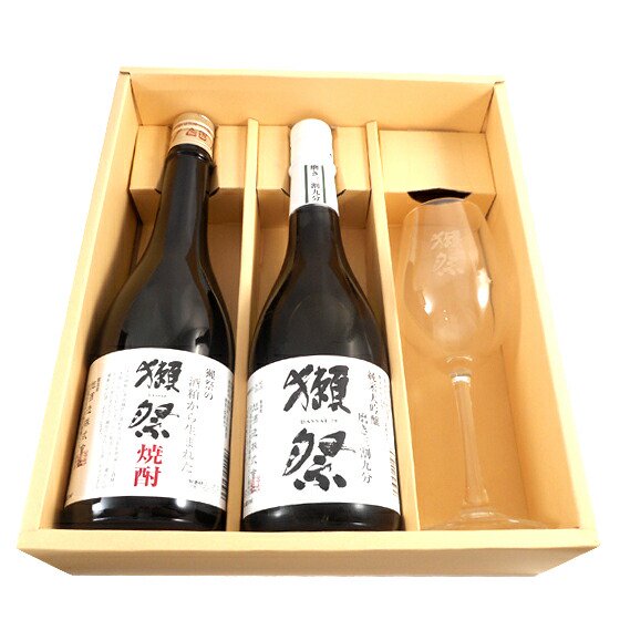 正規販売店】獺祭焼酎720ml ＆ 獺祭39 720ml ＆ 星付きグラスセット