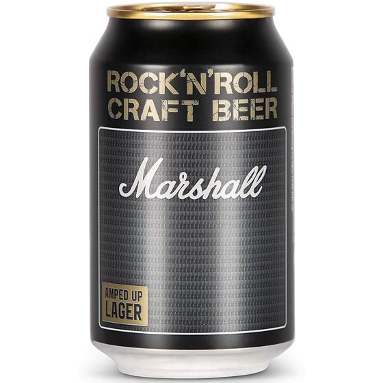 Marshall ※箱あり Marshall マーシャル アンプトアップ・ラガー 缶 330ml 3本入り