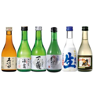 日本酒 飲み比べセット 久保田、浦霞、一ノ蔵、刈穂、松竹梅、吉乃