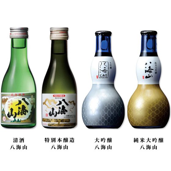 日本酒 飲み比べセット 八海山 飲みくらべ四選 180ml 4本セット 専用箱入り - 酒楽SHOP