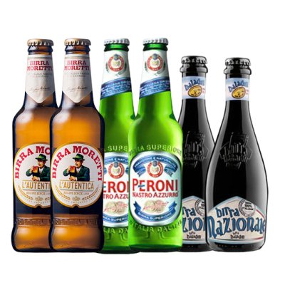 おすすめ海外ビールセット イタリア編 モレッティー ペローニ バラデン 3種6本セット 飲み比べ 本州のみ送料無料 - 酒楽ＳＨＯＰ