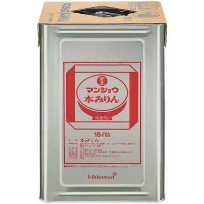 万上 マンジョウ 本みりん 天パット缶 18L 千葉県 キッコーマン みりん 業務用 大容量 本州のみ送料無料 - 酒楽ＳＨＯＰ