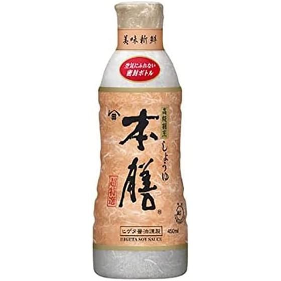 ヒゲタ醤油 本膳 ペットボトル 450ml 12本 しょうゆ 業務用 大容量 ケース販売 - 酒楽ＳＨＯＰ