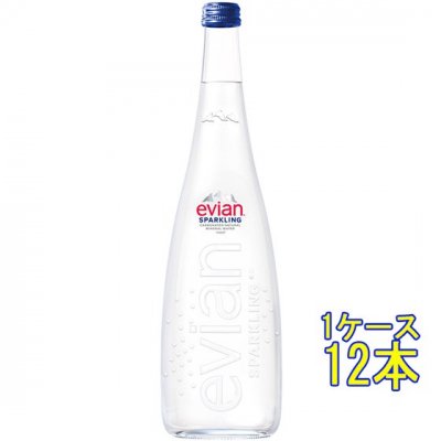 evian ӥ ѡ 饹ܥȥ ȯˢ  750ml 12 ͢ ե ʥߥͥ륦  ܽΤ̵