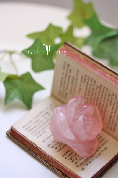 ローズクォーツ 薔薇 - crystal-verry*