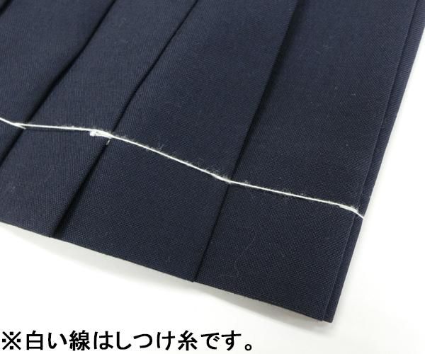 制服 スカート 夏用 紺 無地 車ヒダ24本 W75/W80/W85 丈48 ひざ 制服 スカート 夏用 紺 無地 車ヒダ24本 W75/W80/W85 丈48 ひざ