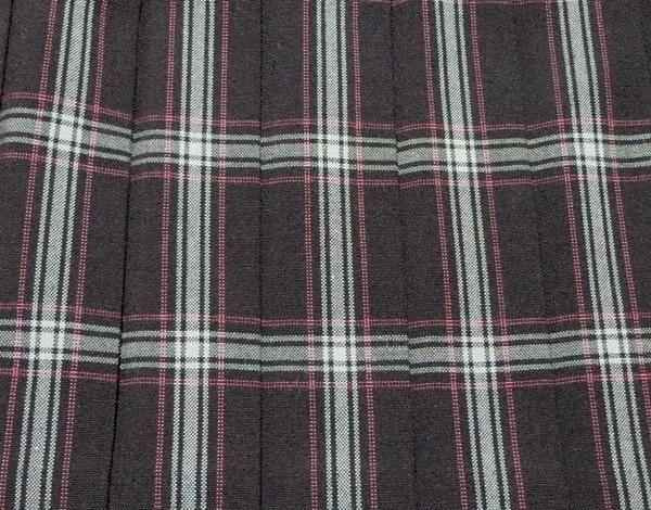 制服 スカート 夏用【1J80004】ブラウンチェック柄W75～80 丈48