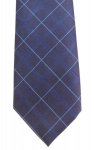 制服ネクタイ[HT99GP3]紺の上品チェック柄
