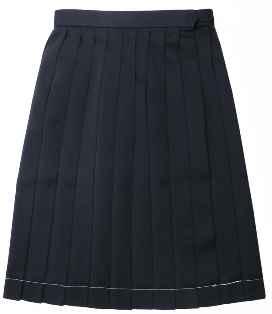 定番紺セーラー服と同素材のウォッシャブルなスクールスカート（W58 
