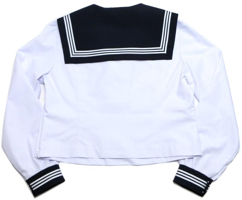TOMBOWトンボBe-StarGirl白長袖セーラー服(紺衿・三本線)180A TOMBOWトンボBe-StarGirl白長袖セーラー服(紺衿・三本線)180A