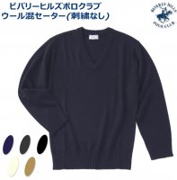 BHPCウール混ウォッシャブルスクールセーター（男女兼用）ポイント刺繍なし