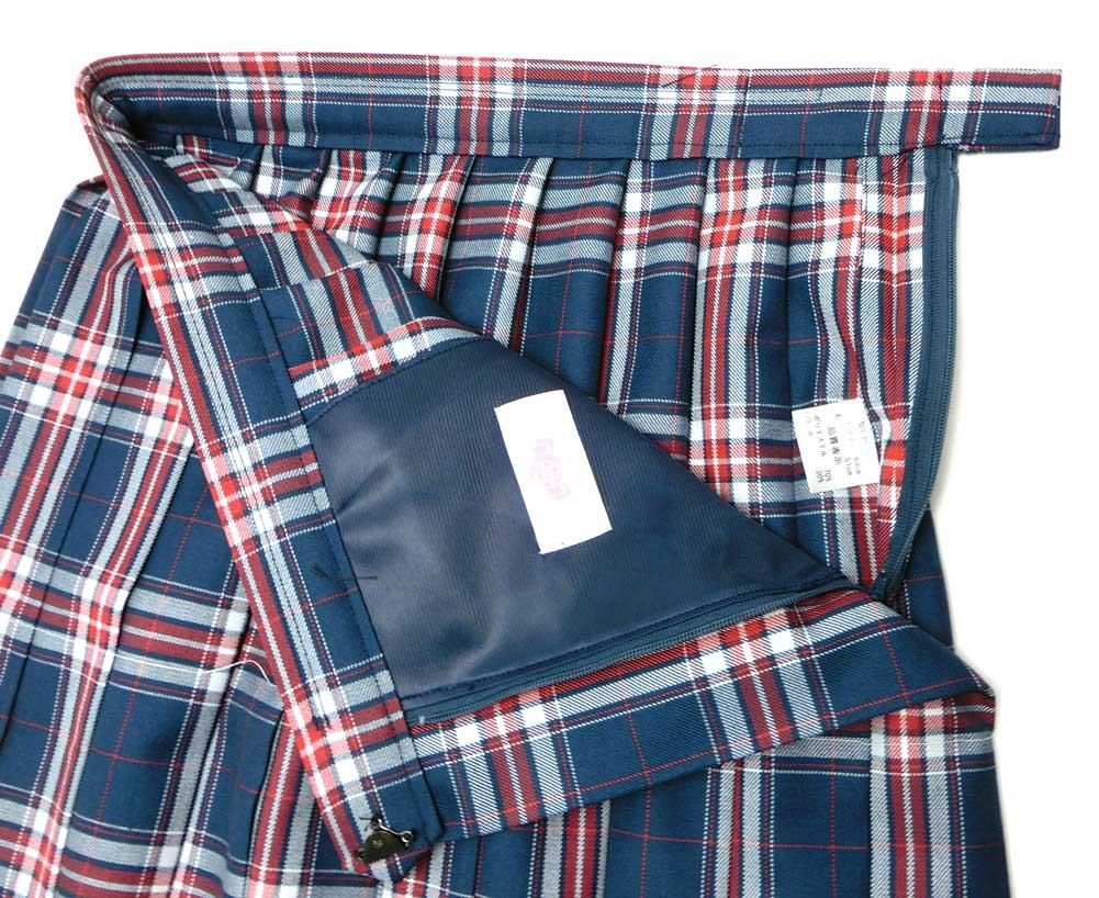 制服 スカート 丈長51 黒多色ラインチェック柄 W63-72 20本 制服 スカート 丈長51 黒多色ラインチェック柄 W63-72 20本