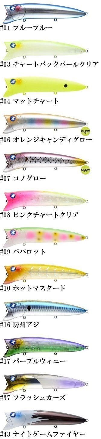 BlueBlue ガボッツ120 人気カラーセット ガボッツ120 | ガボッツ | ルアー | 製品 | BlueBlue -ブルー