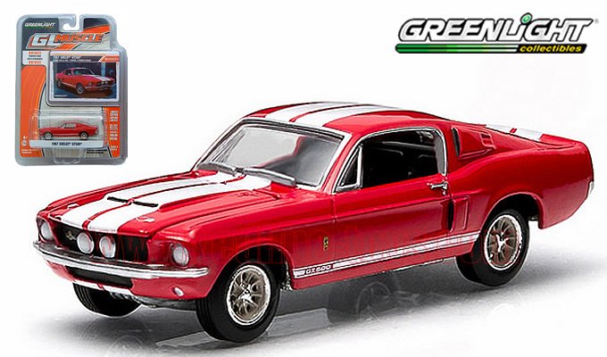 グリーンライト GL MUSCLE 1967 シェルビー GT500 レッド ...