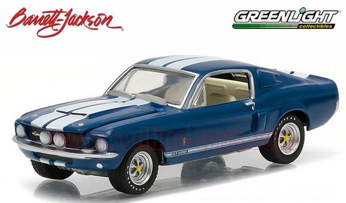 グリーンライト バレット・ジャクソン#1 1967 シェルビー GT500 ブルー